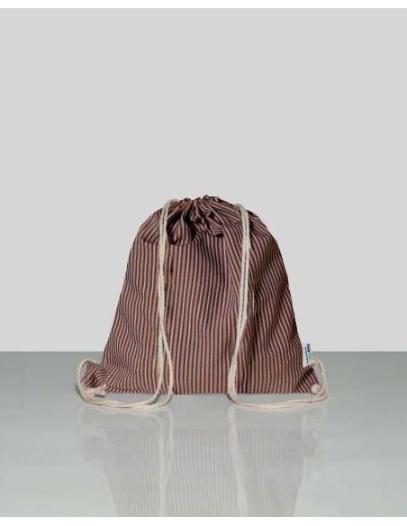 Backpack Brown stripes