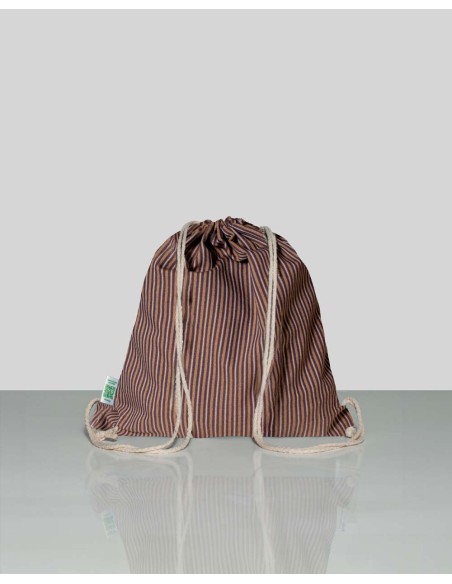 Backpack Brown stripes