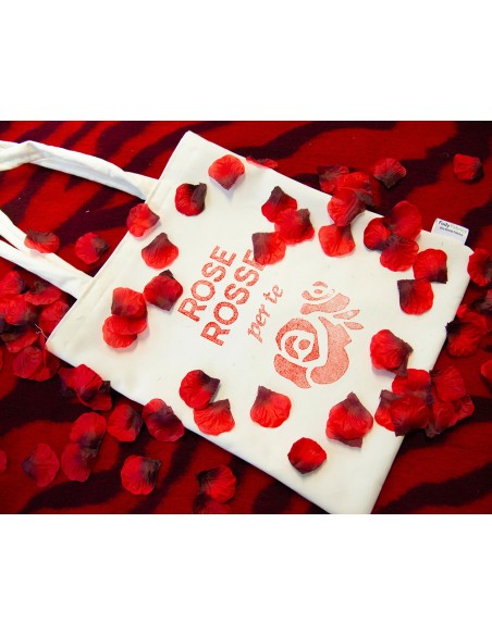 Shopper Bag - "Rose Rosse"