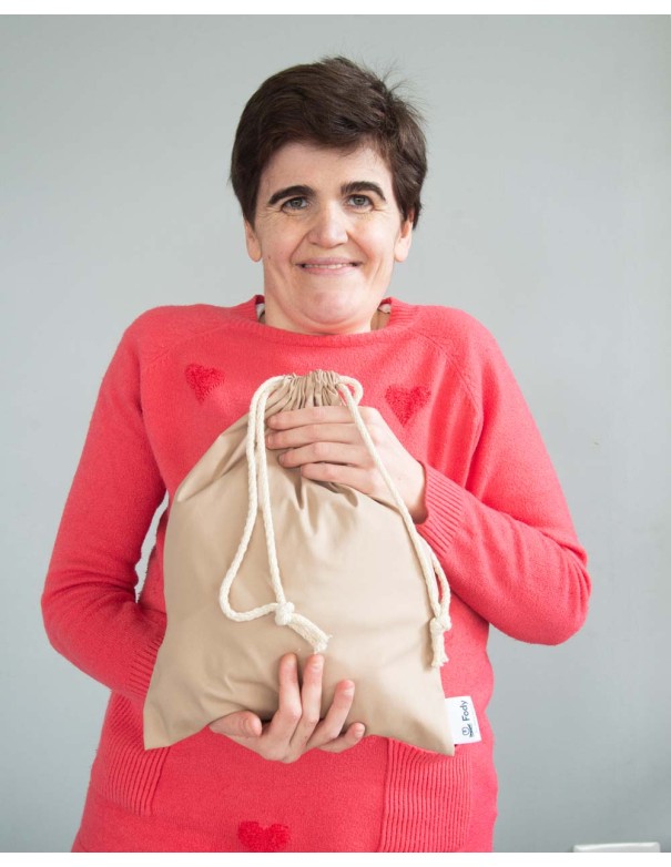 Large Pochette Beige