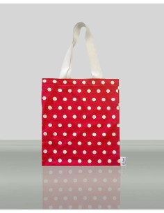 Shopper Bag Red - Polka Dot pattern