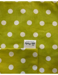 Shopper Bag Green - Polka Dot pattern 2