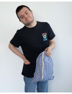 Pochette Grande Scacchi Blu 2