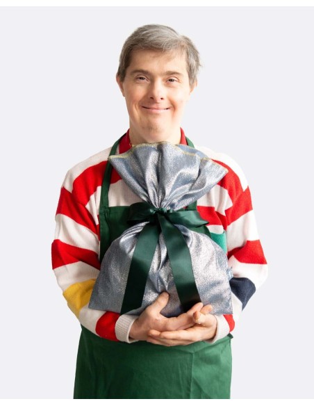 Panettone fantasia Blu Glitter - Fody Fabrics