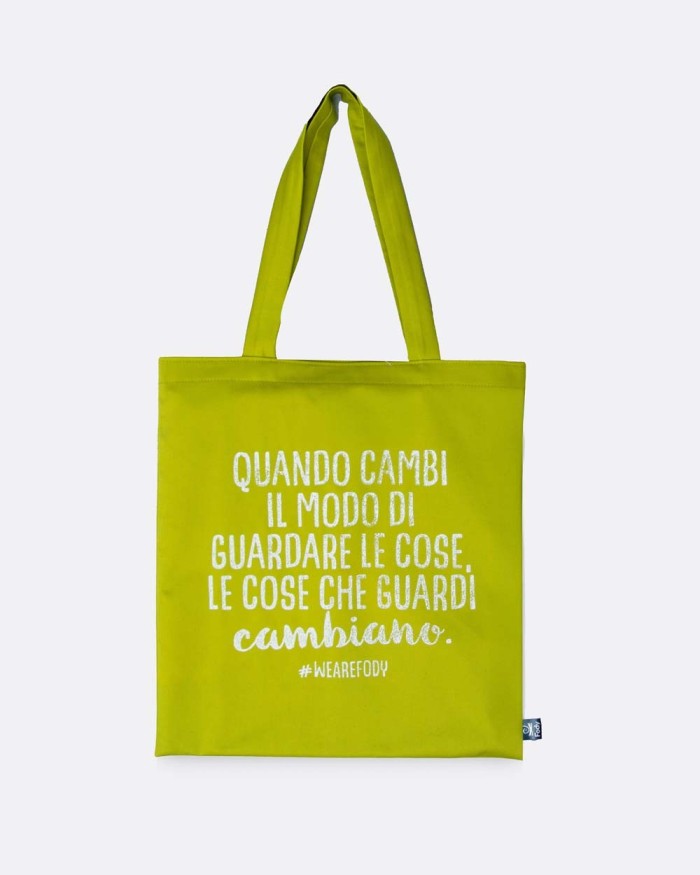 Shopper Bag "Cambiamento" - Green Edition