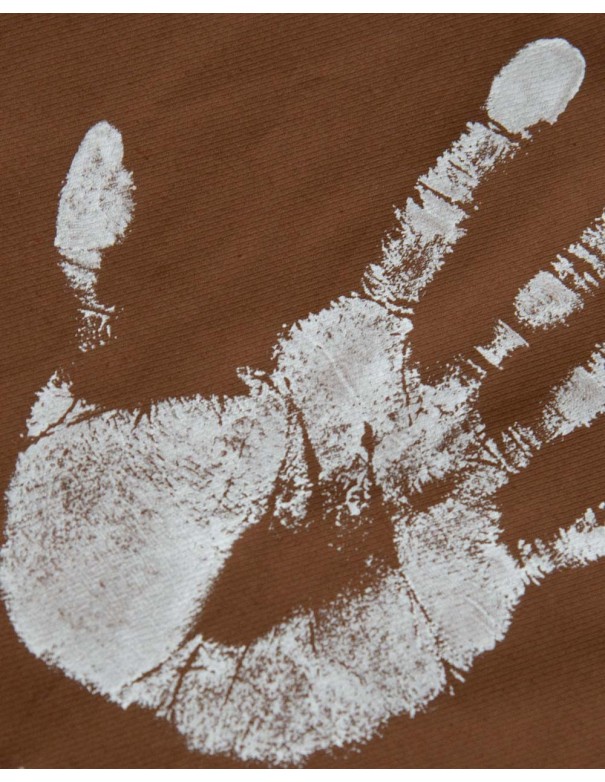 Shopper Bag Marrone - Edizione "Mani"