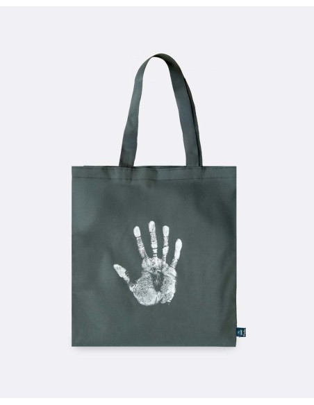 Shopper Bag Grigia - Edizione "Mani"