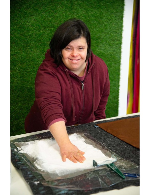 Shopper Bag Verde - Edizione "Mani"