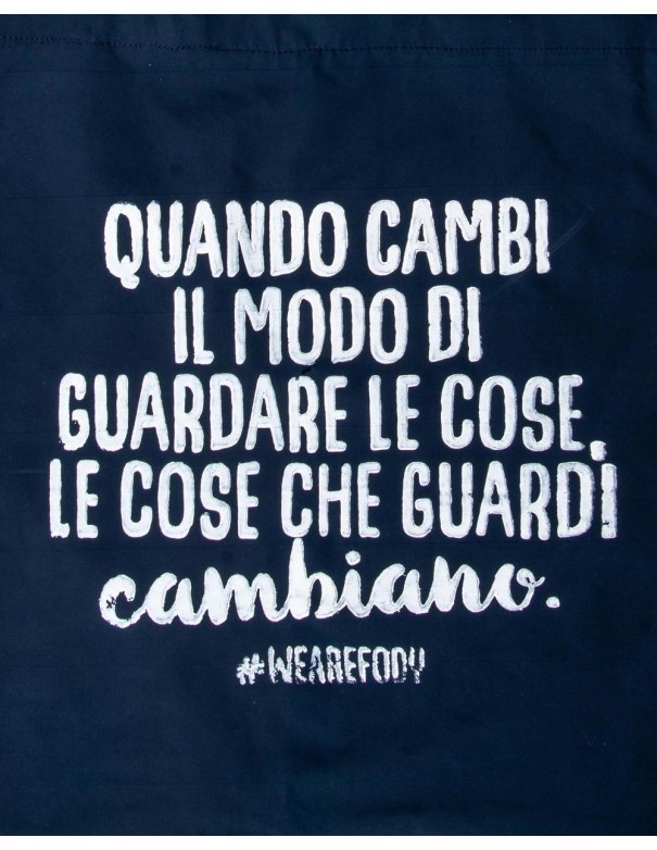 Shopper Bag "Cambiamento" - Blue Edition
