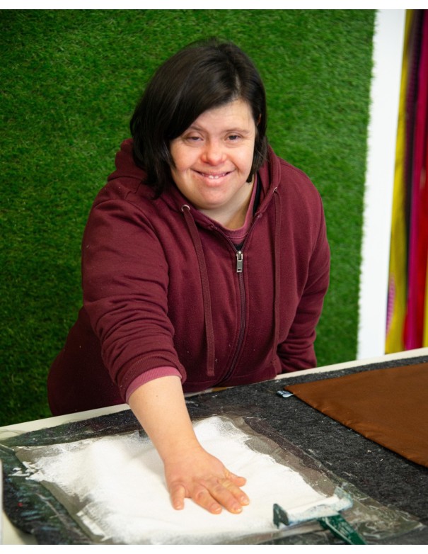 Shopper Bag Verde - Edizione "Mani"