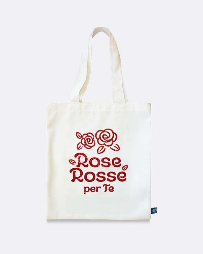 Shopper Bag - "Rose Rosse"