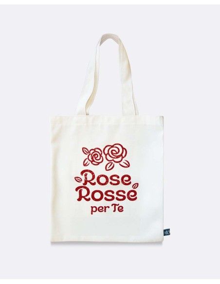 Shopper Bag - "Rose Rosse"