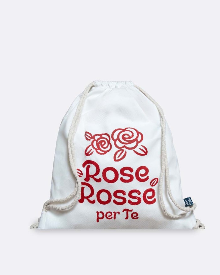 Zaino a Sacca –  “Rose Rosse”
