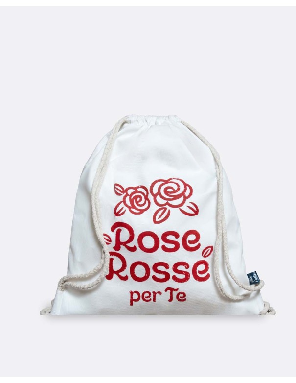 Zaino a Sacca –  “Rose Rosse”