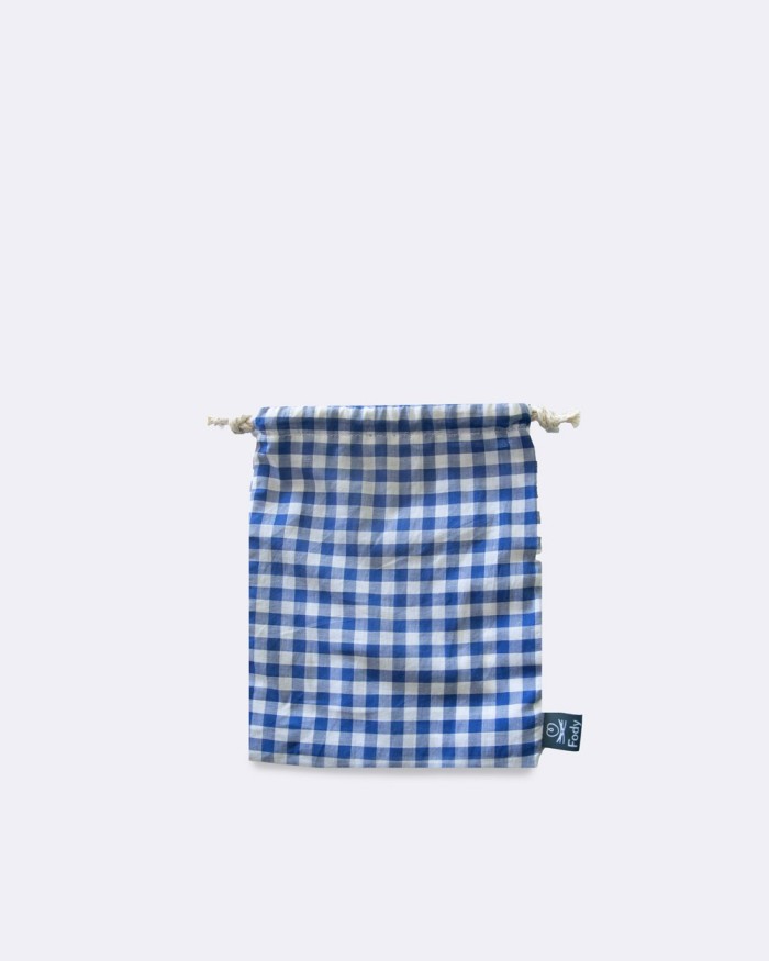 Pochette Piccola Scacchi Blu