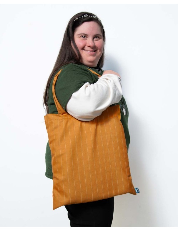 Shopper Bag Orange Pattern