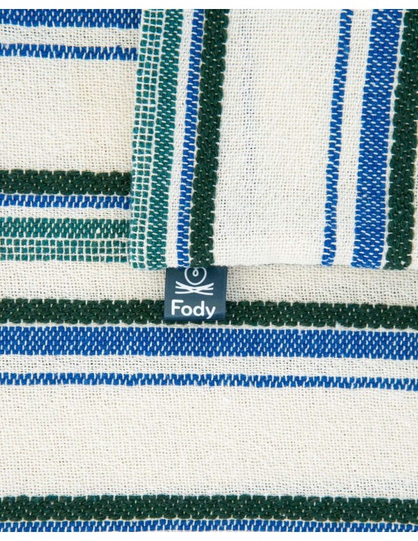 Shopper Bag strisce Blu e Verdi