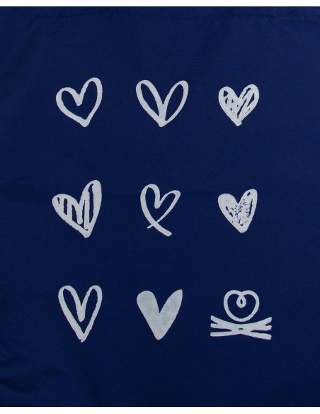 Shopper Bag "Hearts" - Iris Edition