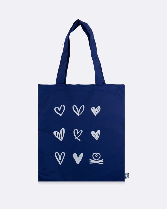 Shopper Bag "Hearts" - Iris Edition